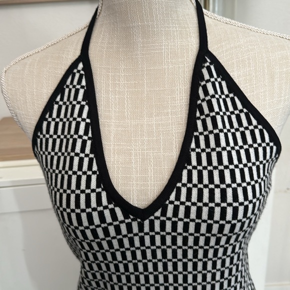 Butter Melon NWT Mini Bodycon Check Dress - Picture 9 of 16